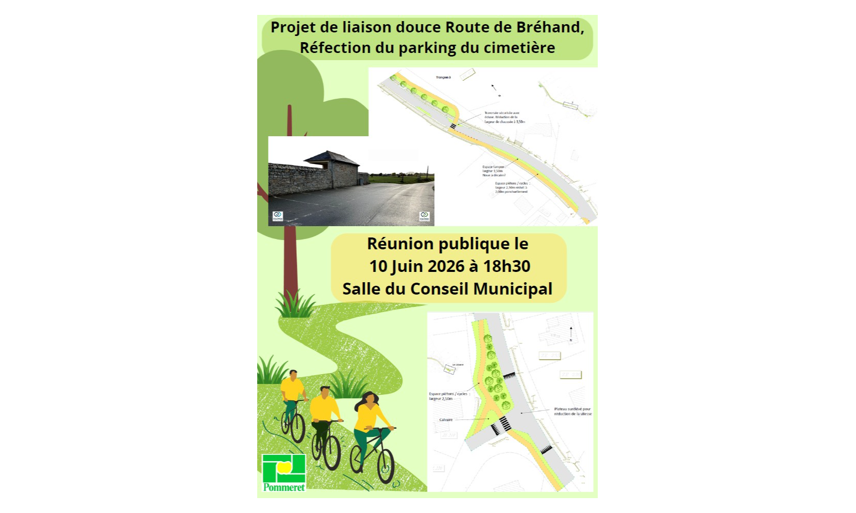 PROJET DE LIAISON DOUCE ROUTE DE BREHAND