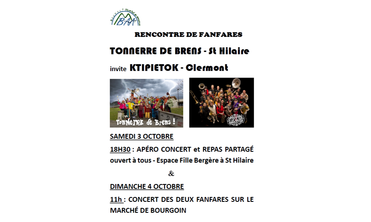 Rencontre de fanfares