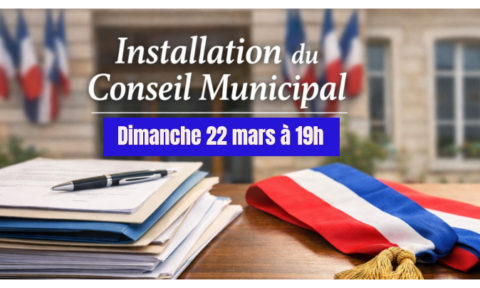 Conseil municipal d'installation