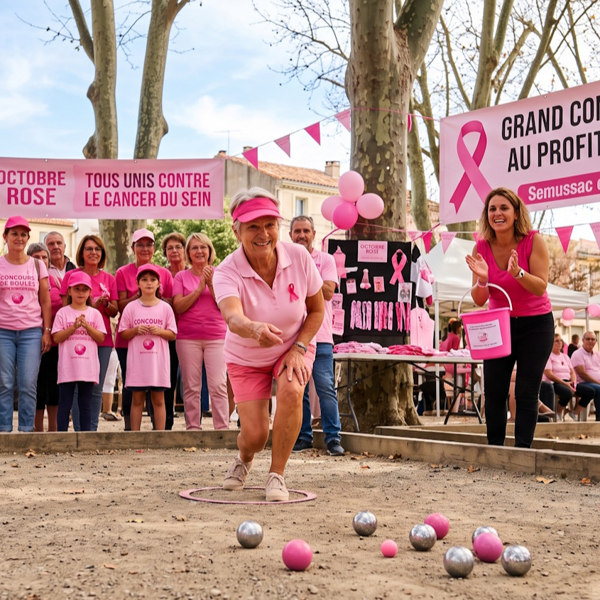 Concours de boules et tombola