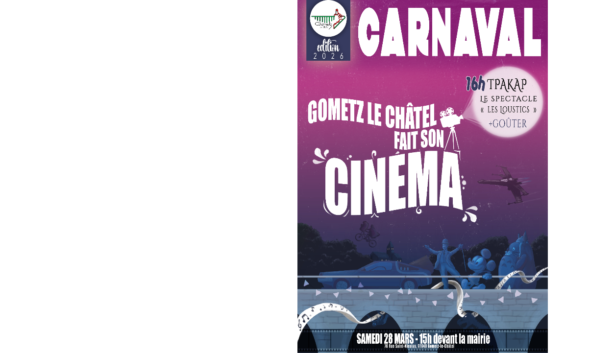 Carnaval 2026 - Gometz fait son cinéma !