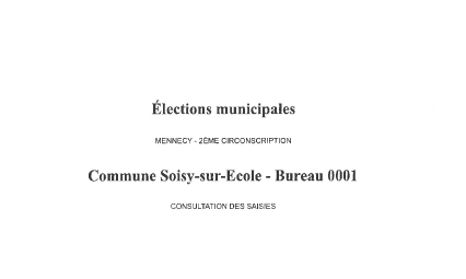 Election municipale