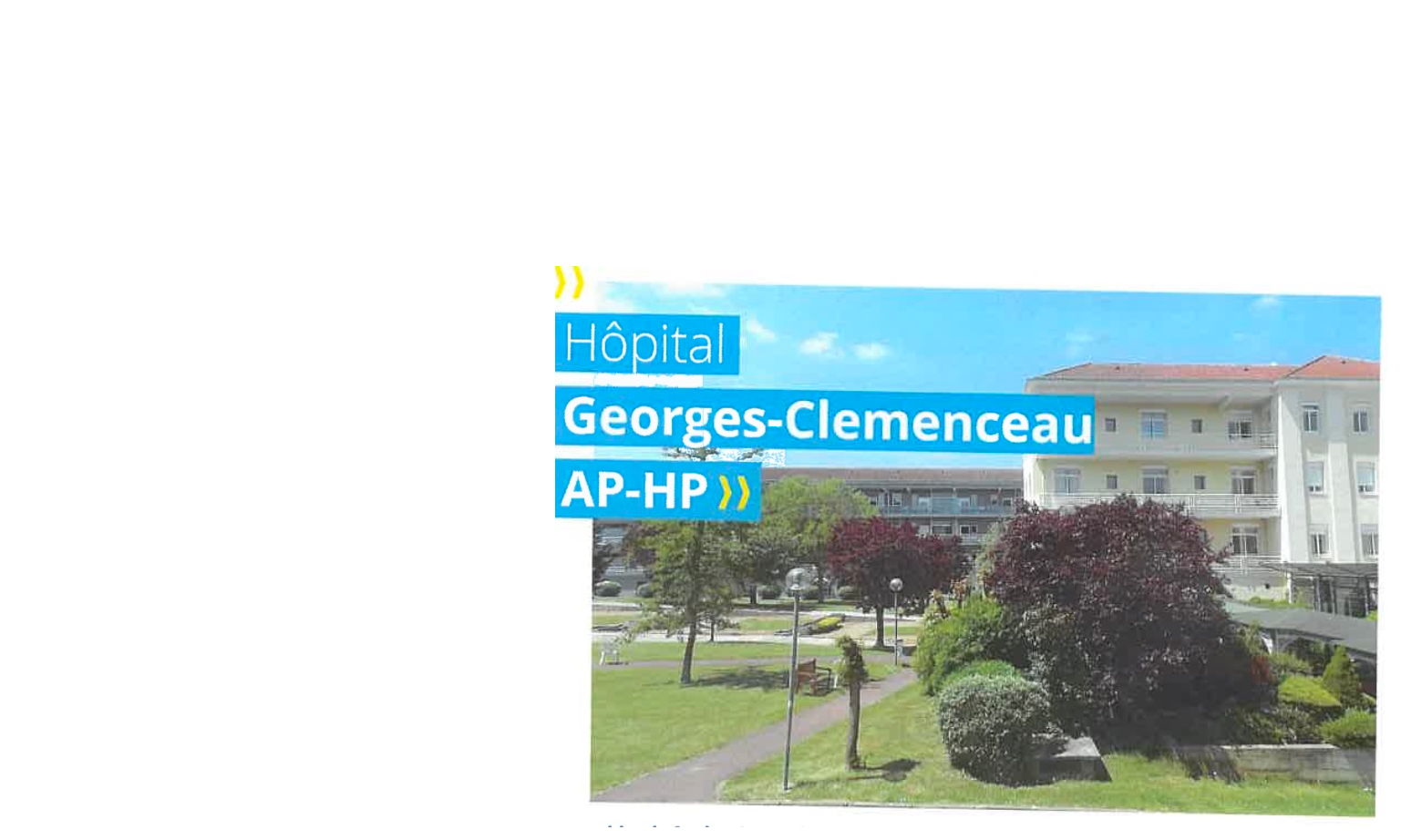 L'hôpital Georges-Clémenceau évolue !