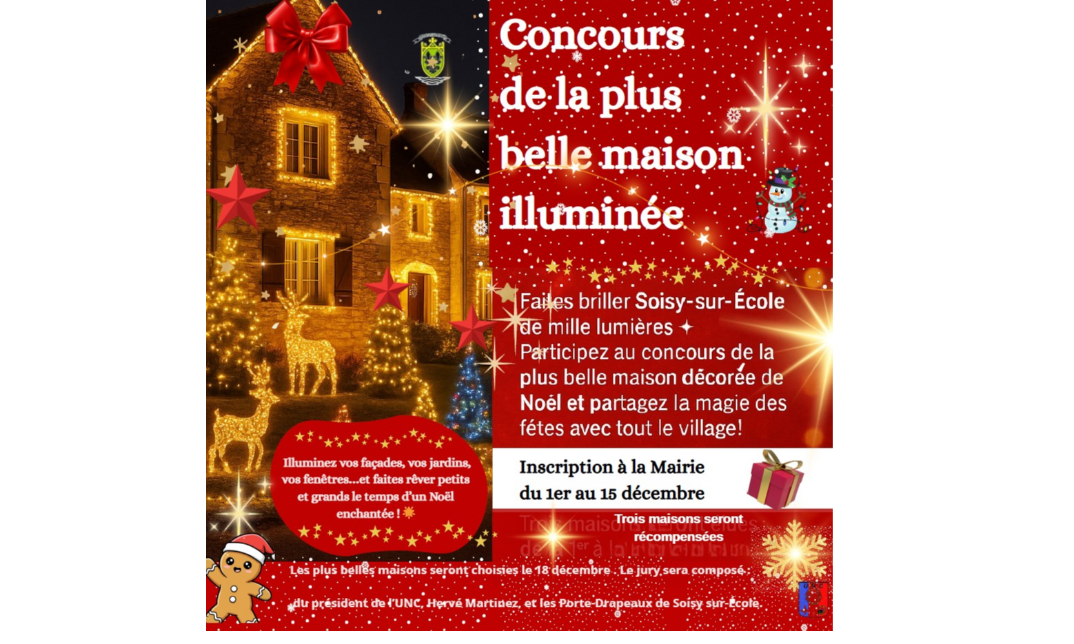 Concours des illuminations et des décorations de Noël 2025