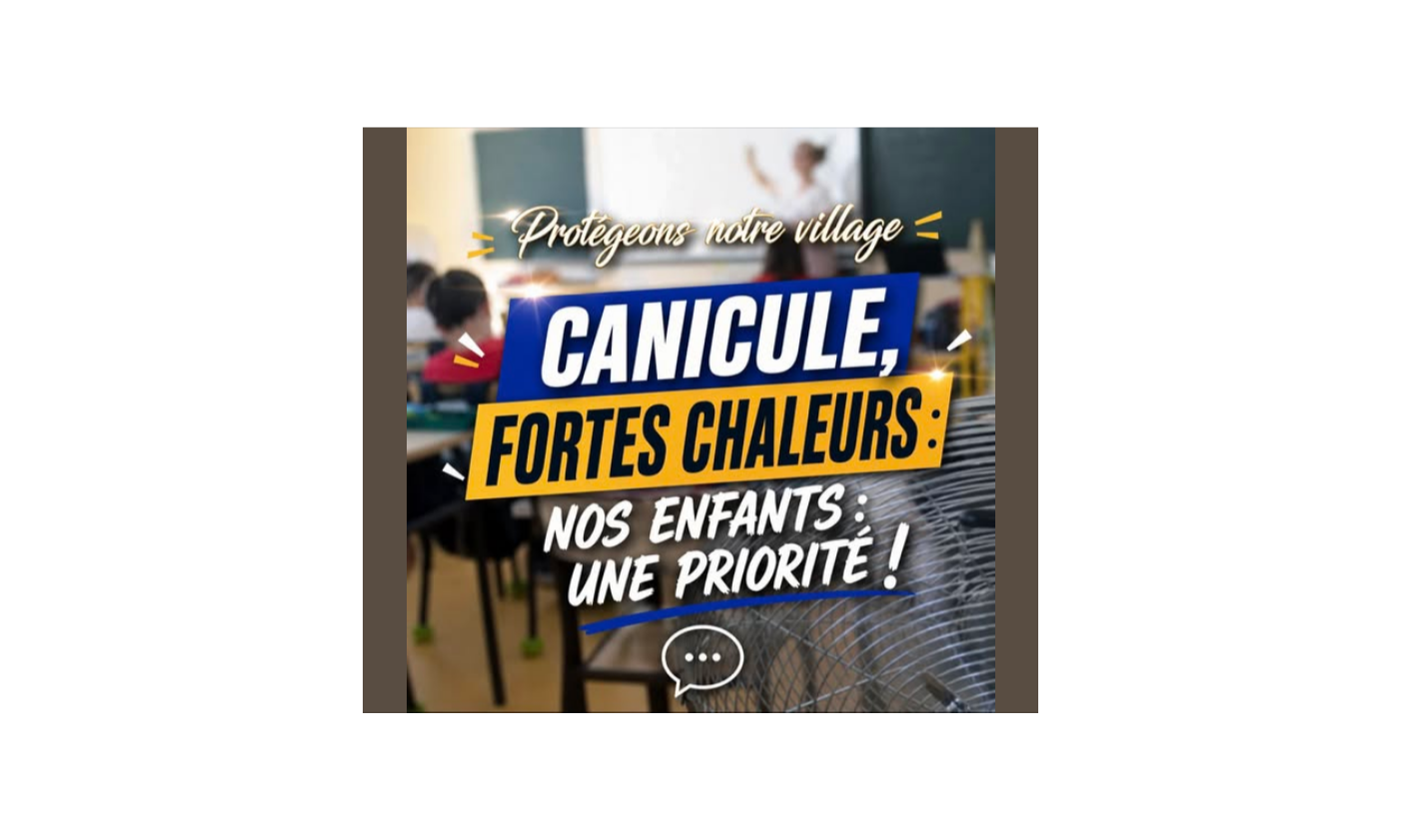 FORTES CHALEURS ATTENDUES