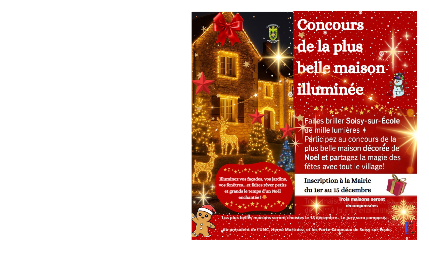 Concours des illuminations et des décorations de Noël 2025