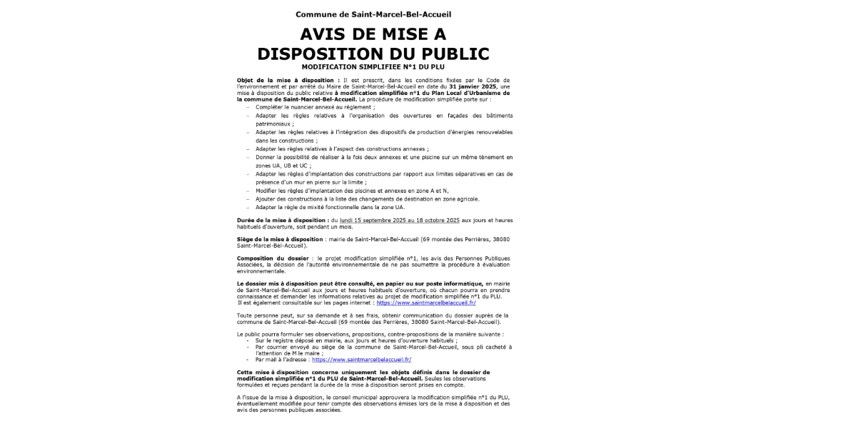 PLAN LOCAL D'URBANISME
