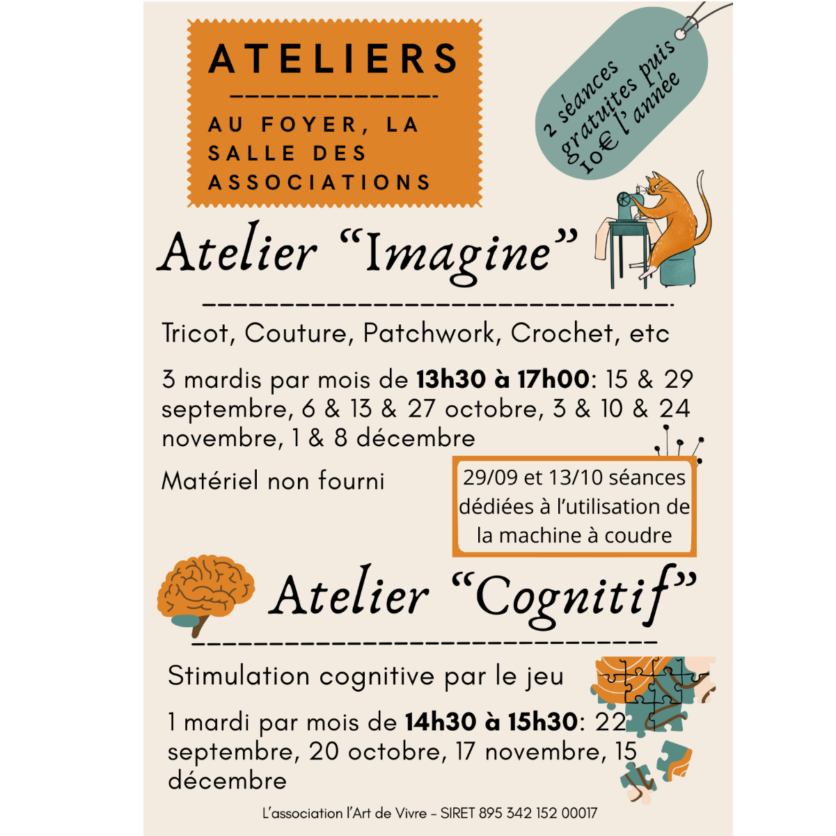 Atelier "Imagine" et "Cognitif"