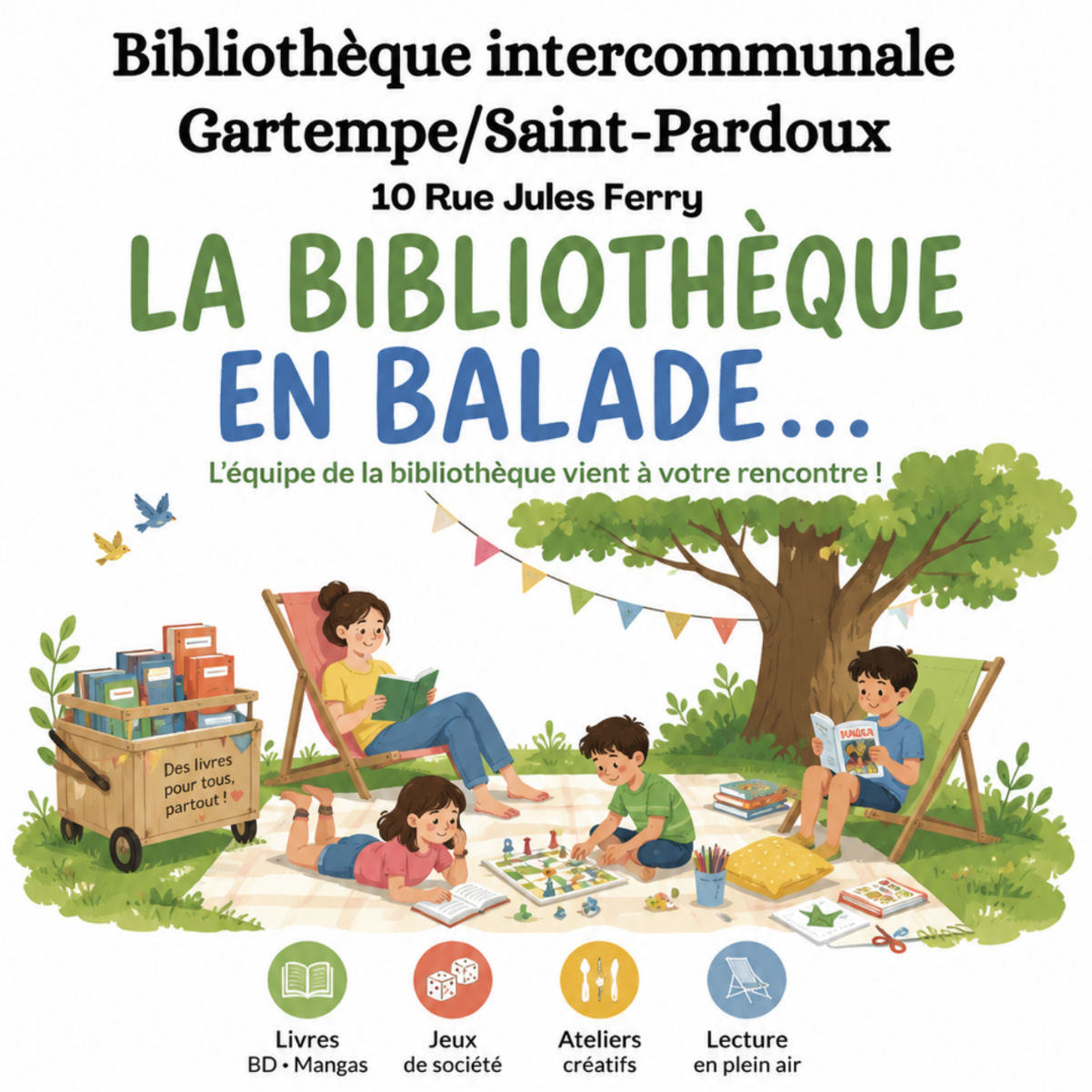 La bibliothèque en balade