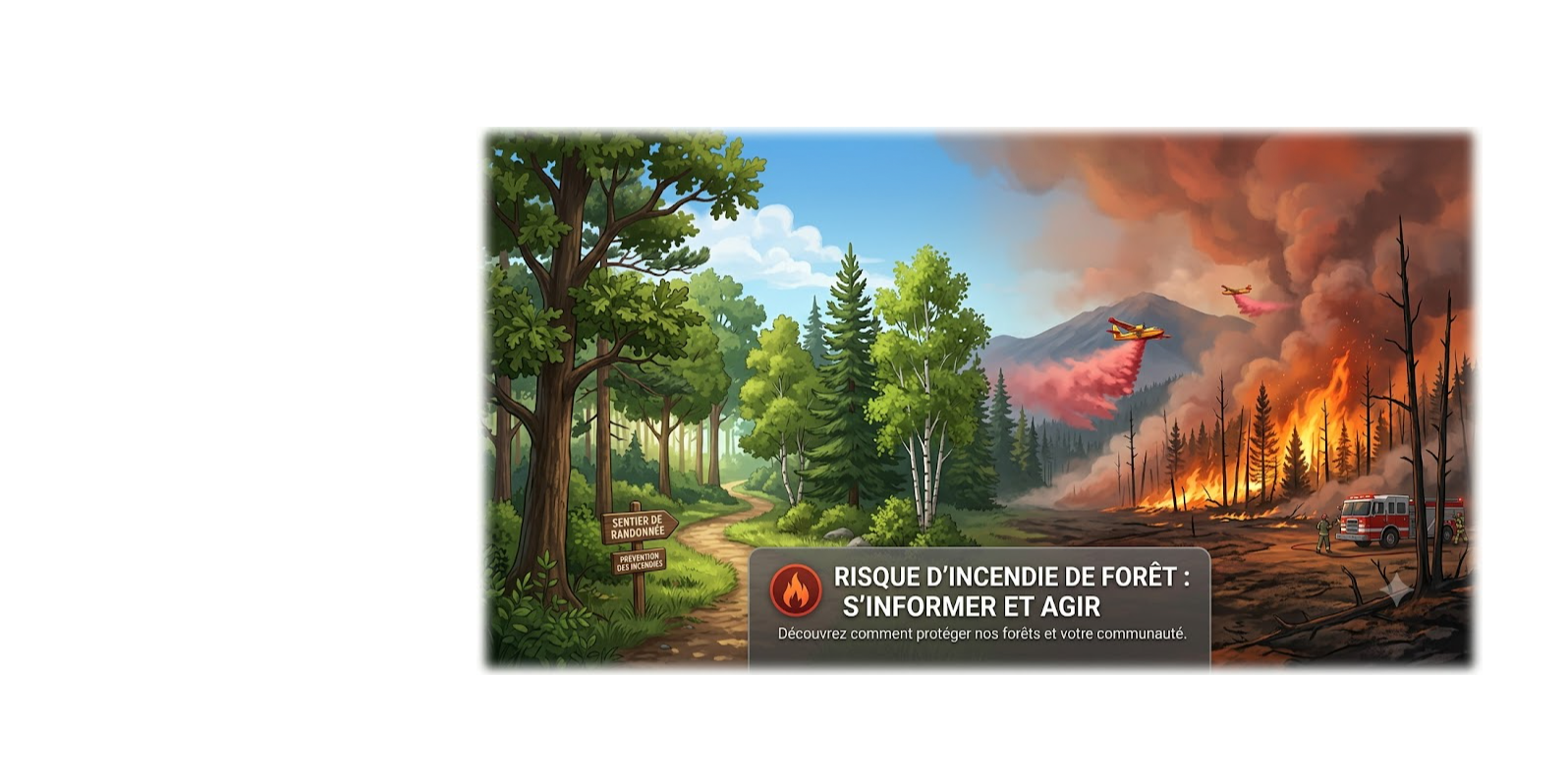 Risque sévère pour les feux de forêt