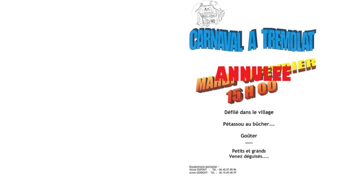 CARNAVAL ANNULEE