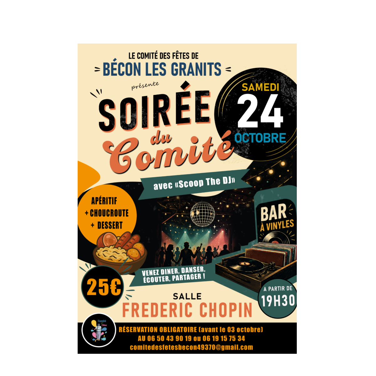 Soirée du Comité des Fêtes