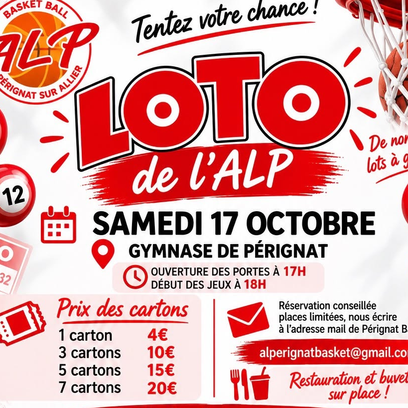 grand loto de l’Alp Basket