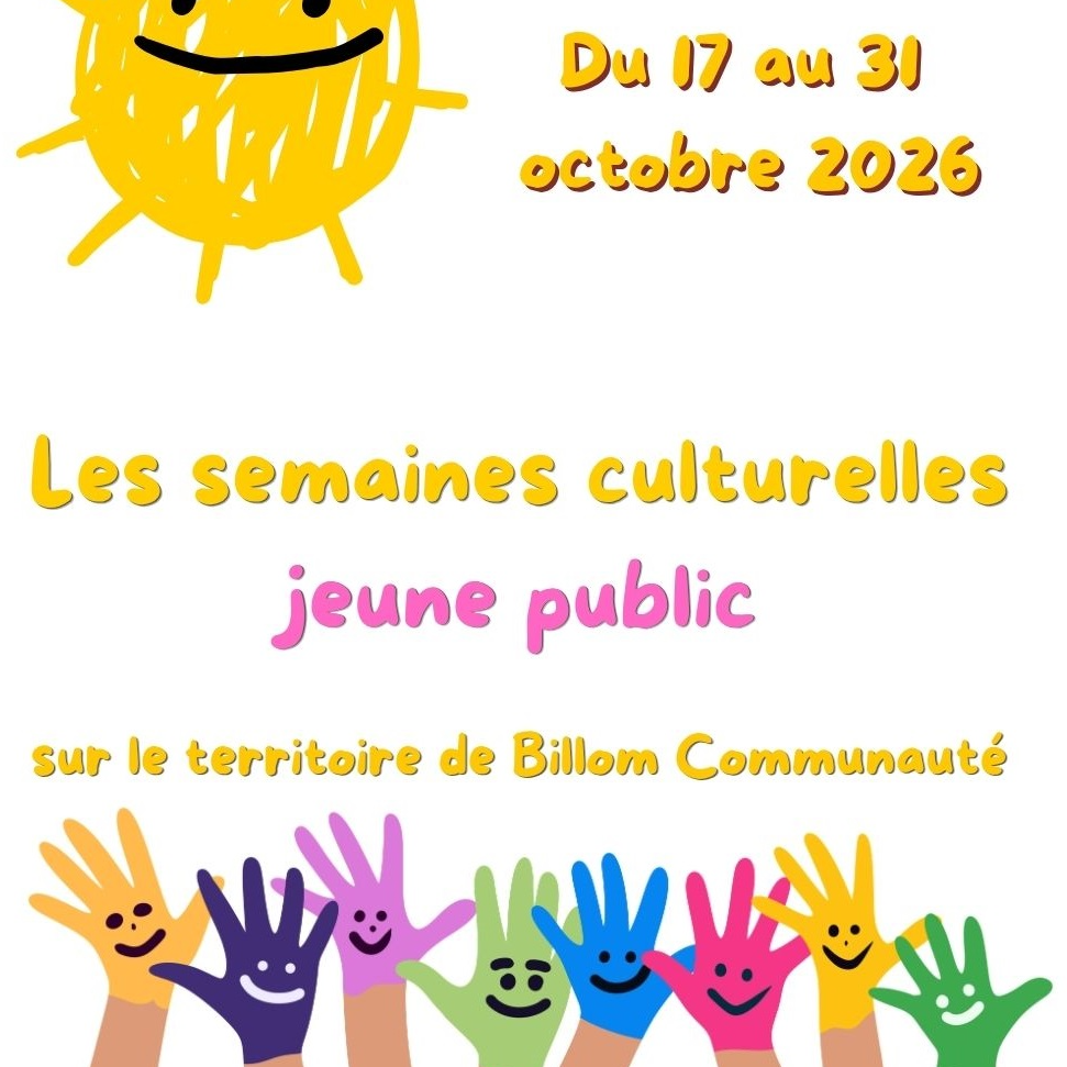 [Billom Co.] - Les semaines culturelles jeune public