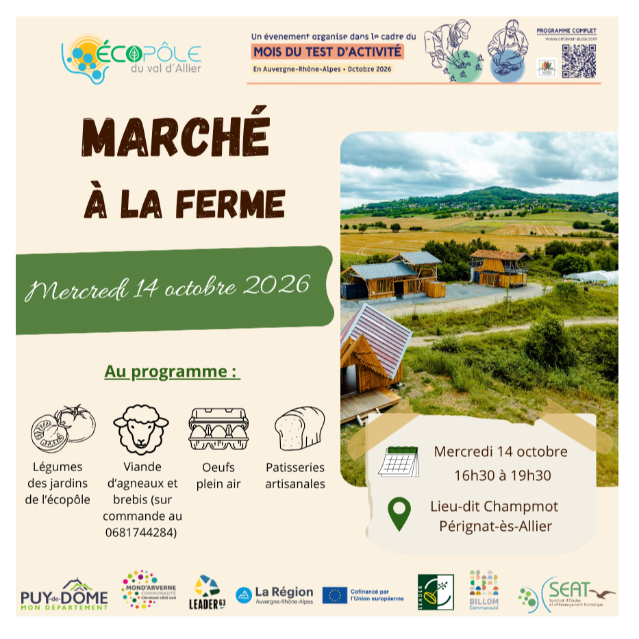 [Ecopôle] - "Marché à la Ferme"