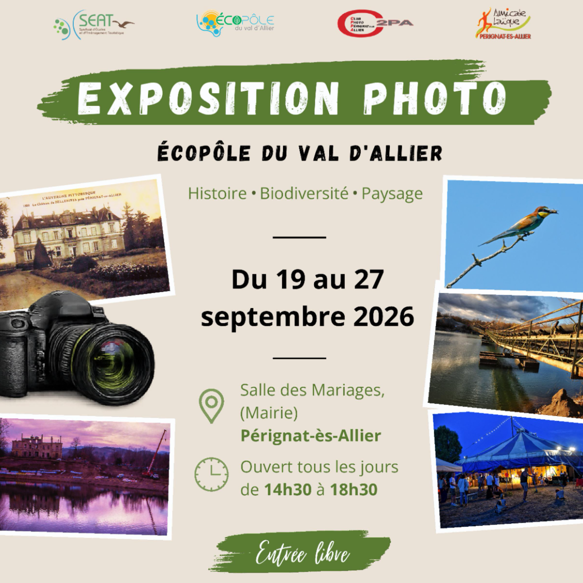 [Expo] - Écopôle du Val d'Allier : Histoire, Biodiversité, Paysage