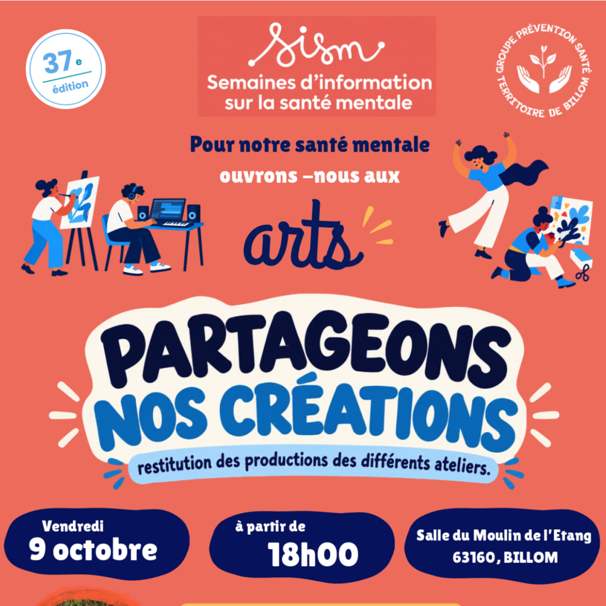 [Billom Co.] - restitution des ateliers "Ouvrons-nous aux arts"