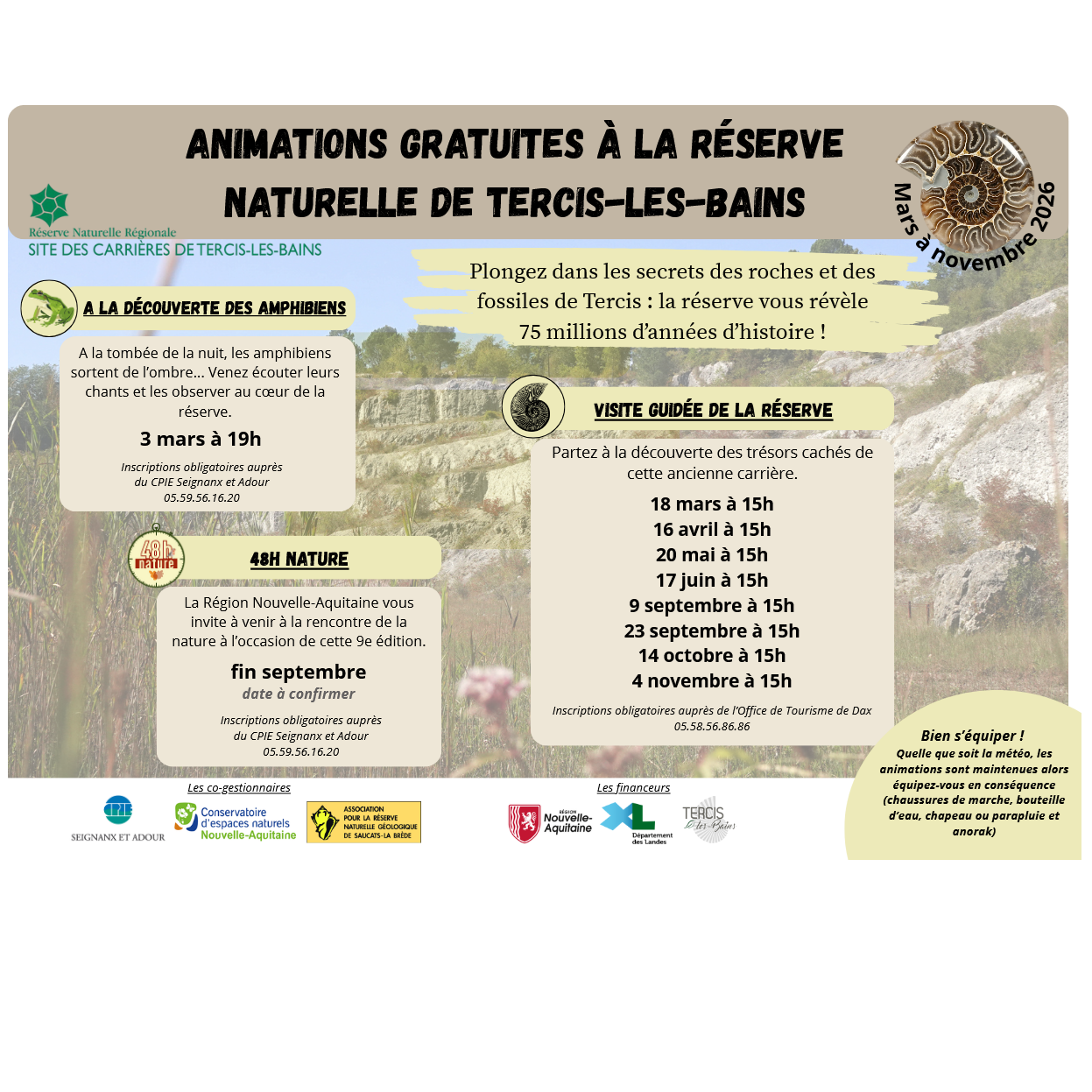 Réserve Naturelle de Tercis 🌿