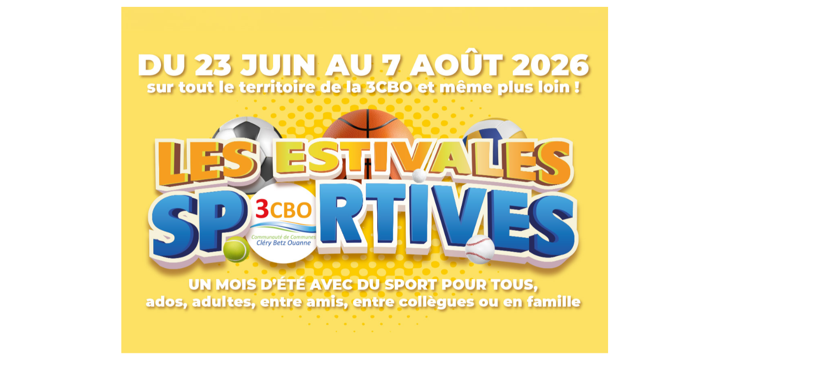 ETE SPORTIF DANS LES COMMUNES DE LA 3 CBO