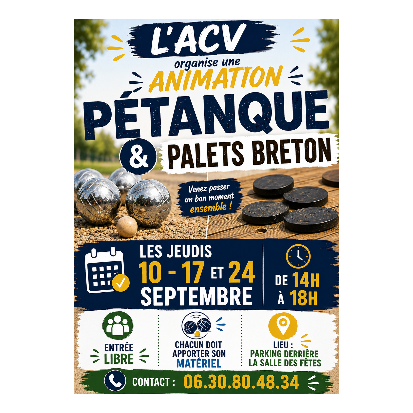 Pétanque et palets bretons