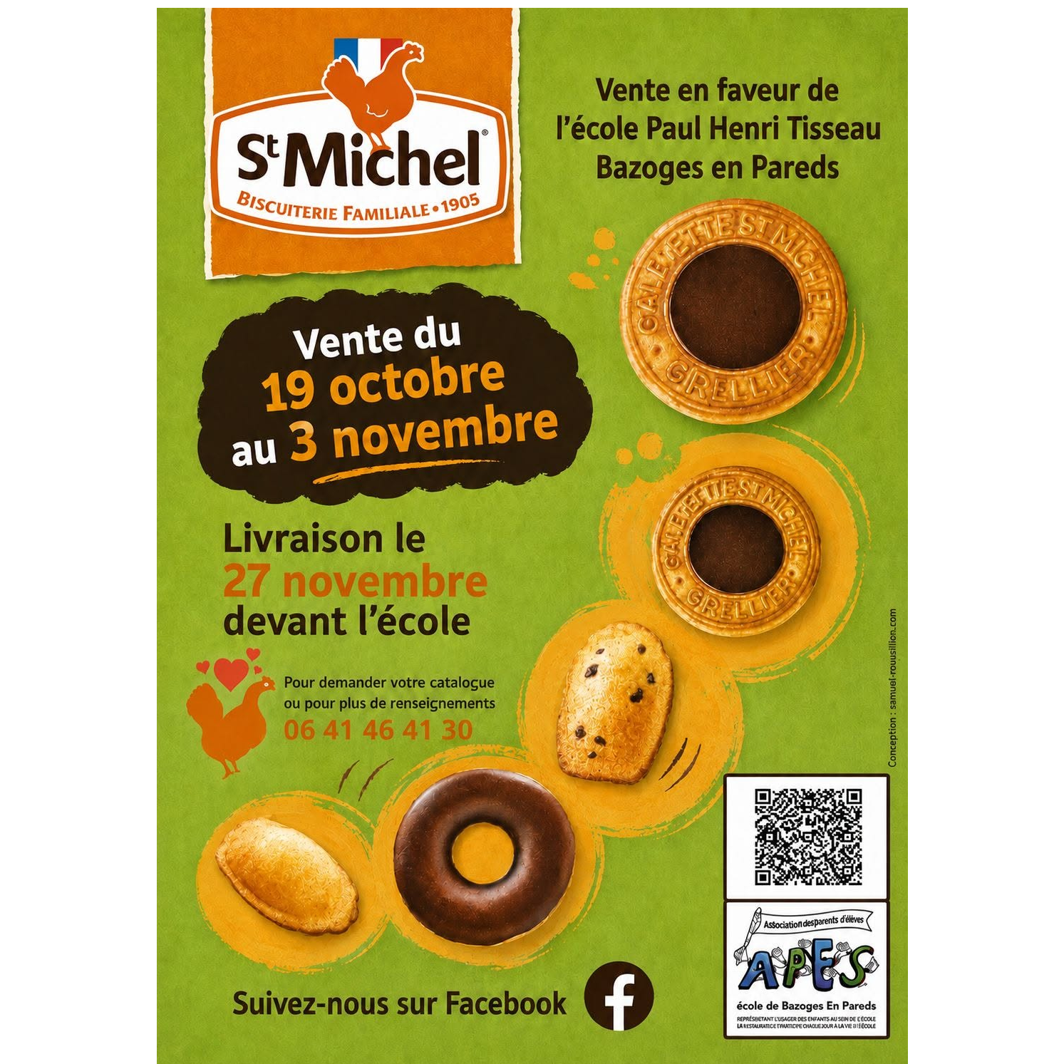 Vente de gâteaux