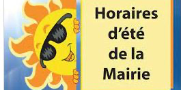 HORAIRES DE LA MAIRIE