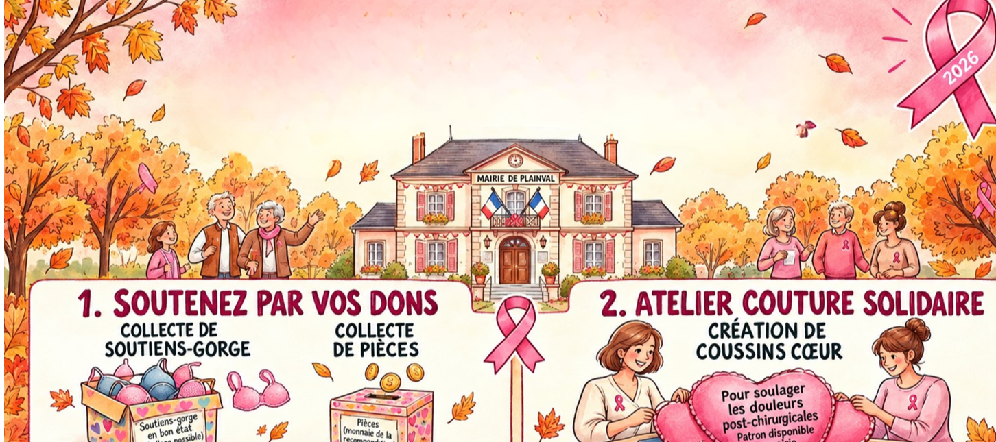 Plainval se mobilise pour Octobre rose