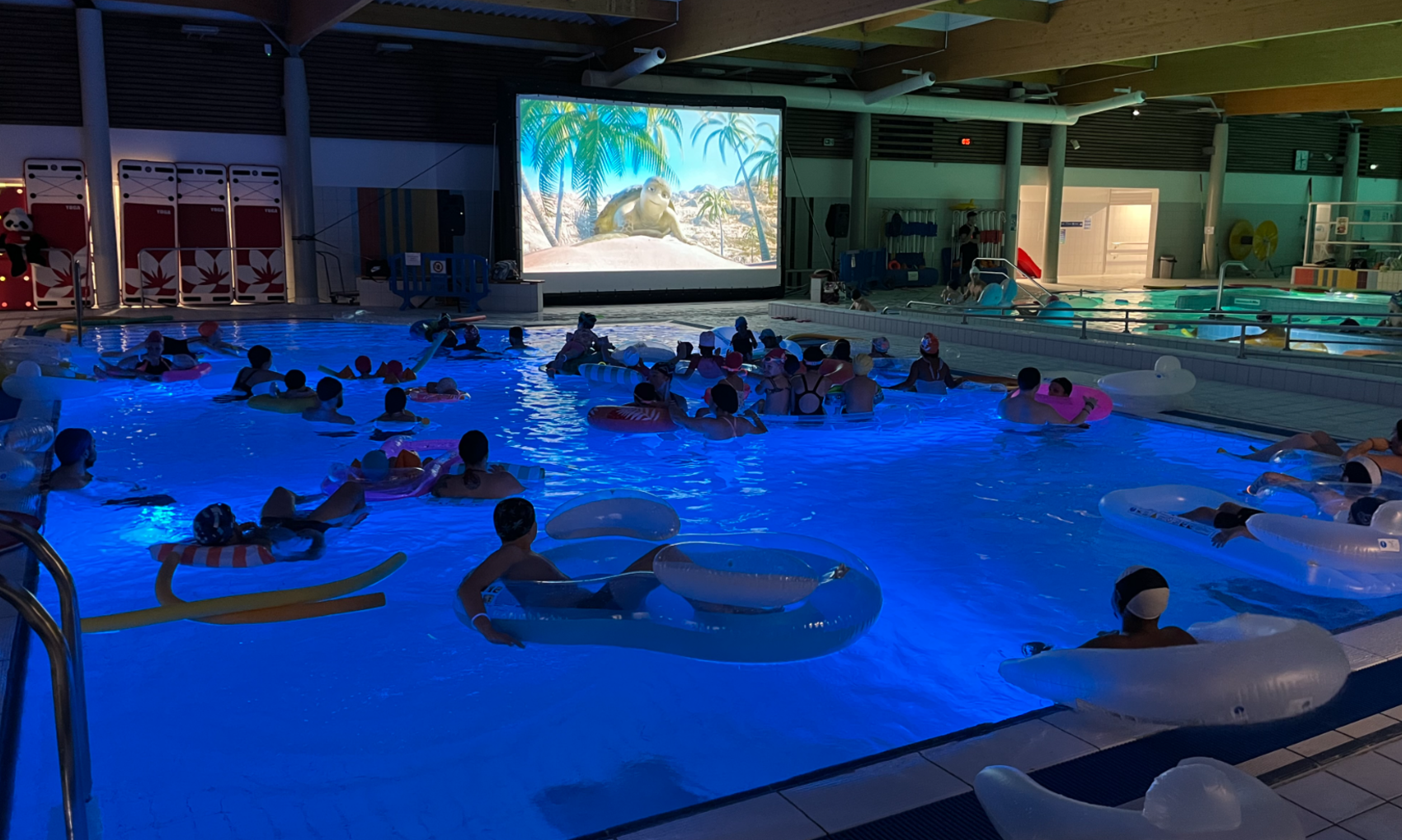 Gros succès pour la soirée AquaCiné