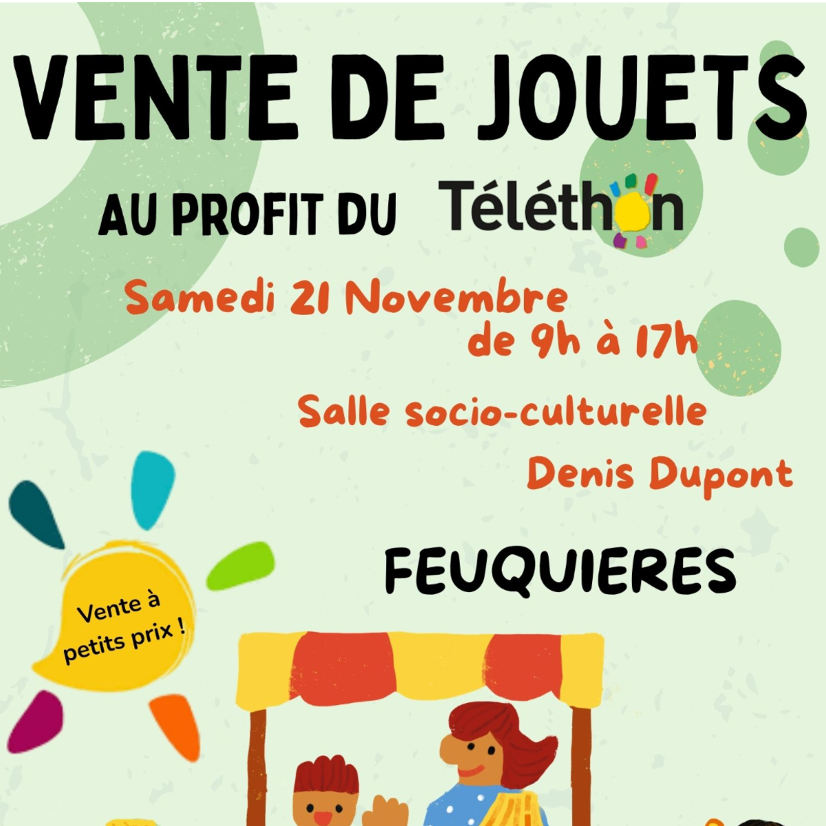 Bourse aux jouets Téléthon