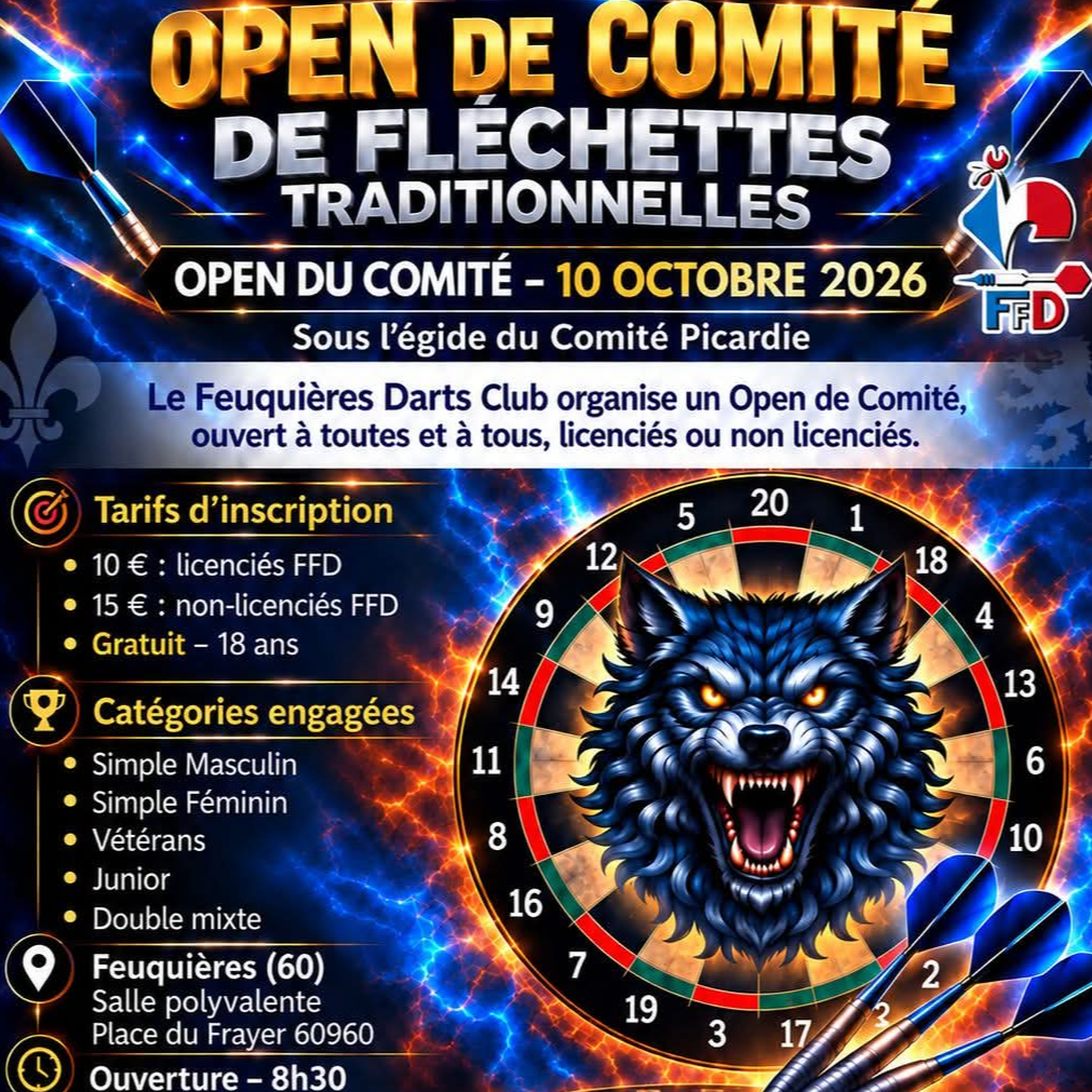 Open de Comité de fléchettes traditionnelles