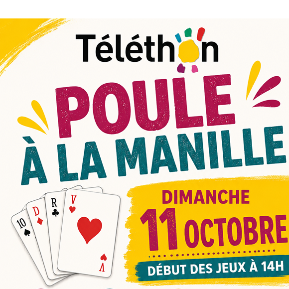 Poule à la manille TELETHON