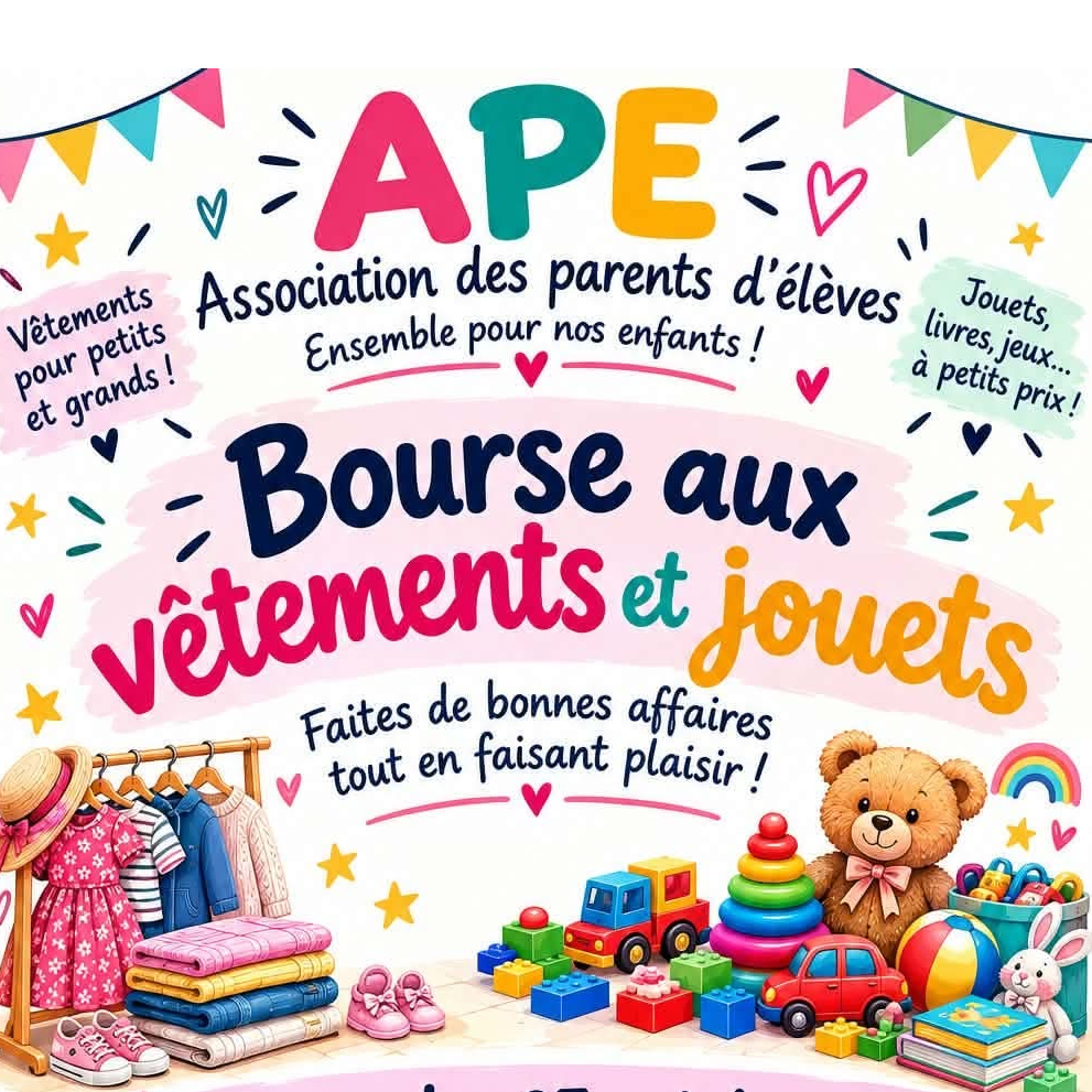 Bourse aux vêtements et jouets