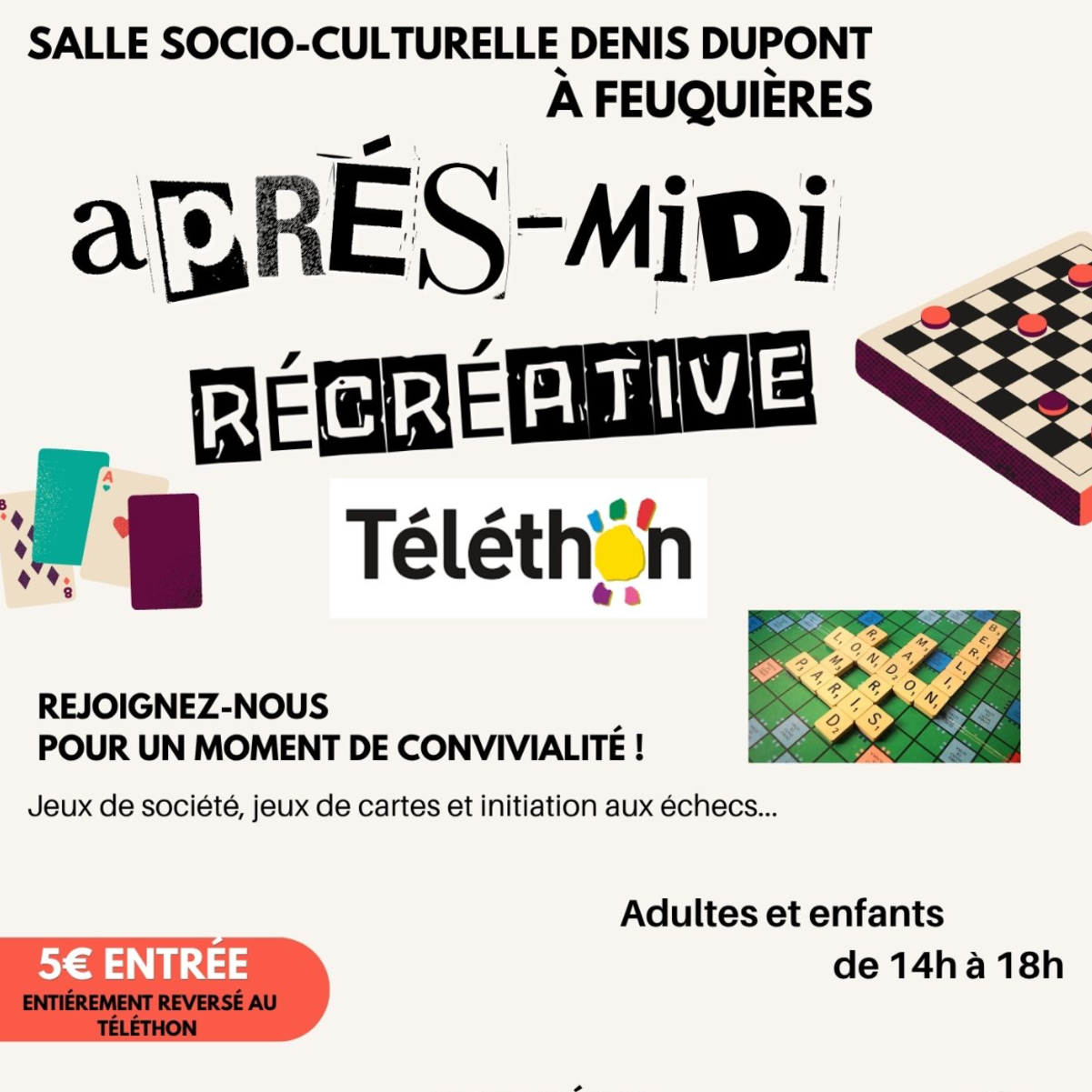 Après-midi récréative Téléthon