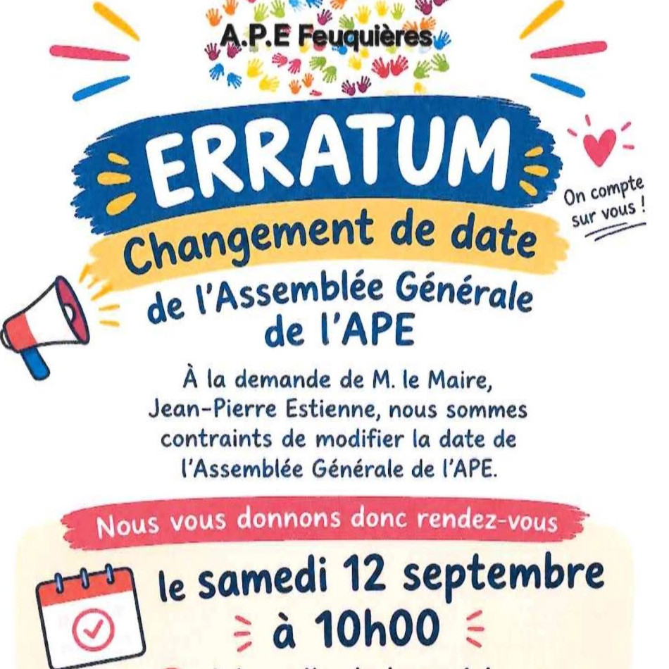 Assemblée générale de l'APE