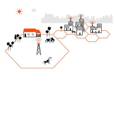 Installation antenne relais de téléphonie mobile Orange