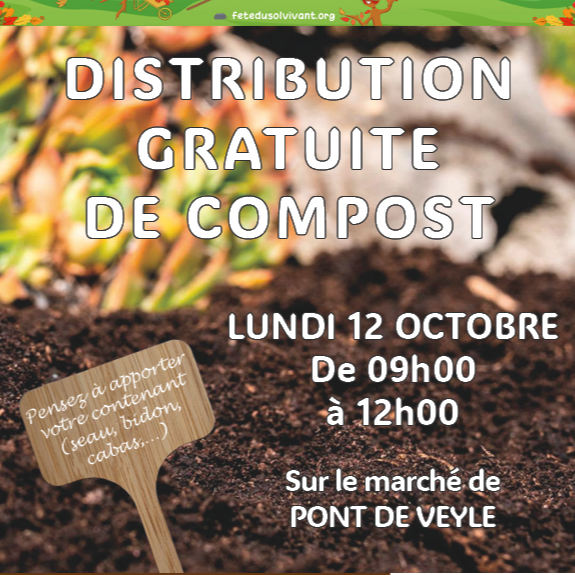 "Fête du Sol Vivant" - Distribution gratuite de compost - Pont de Veyle