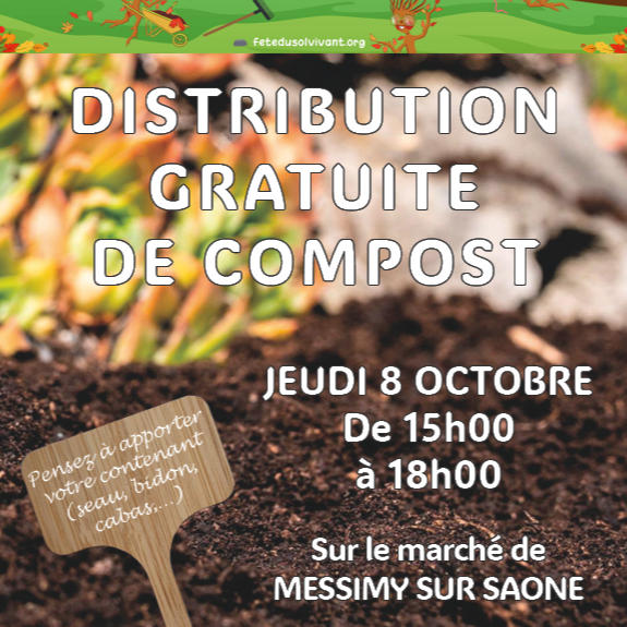 "Fête du Sol Vivant" - Distribution gratuite de compost - Messimy sur Saône