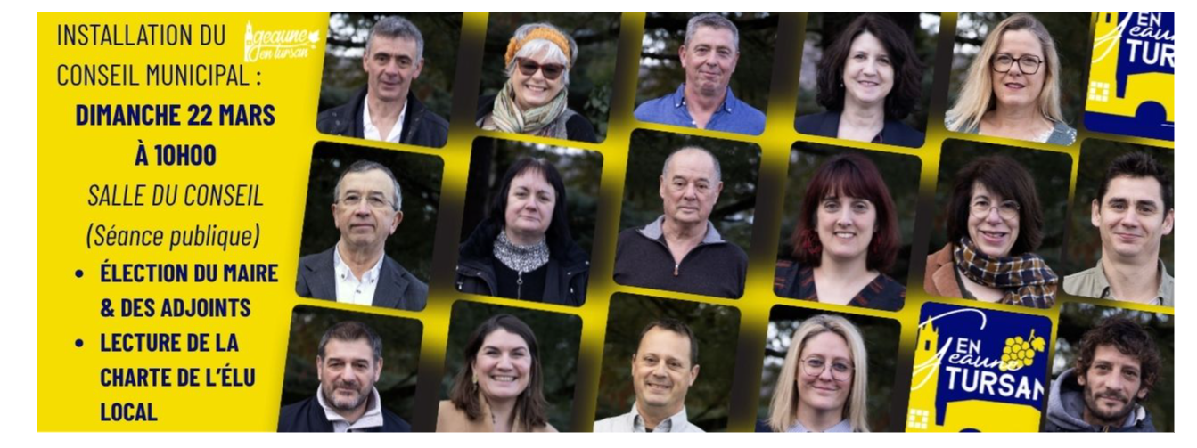 INSTALLATION DU CONSEIL MUNICIPAL