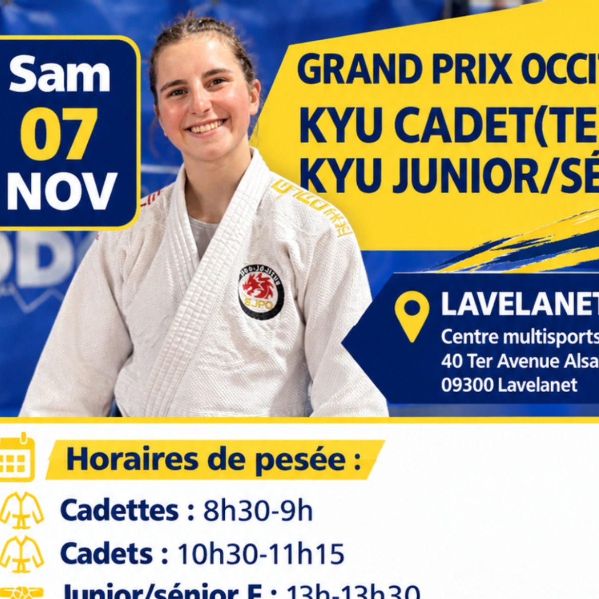 Grand prix Occitanie KYU Cadet et KYU junior-sénior