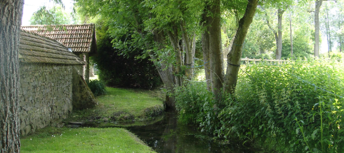 L'arrière du  lavoir