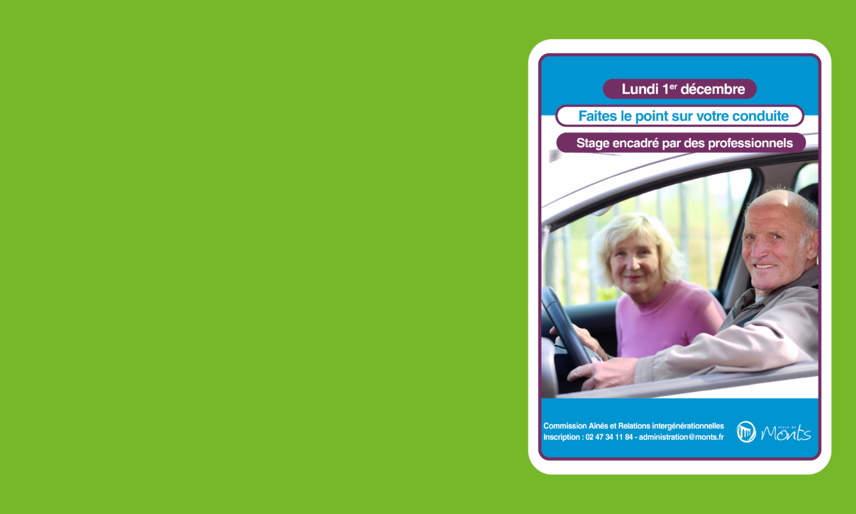 Stage conduite seniors