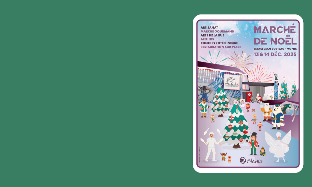 Marché de Noël de la Ville de Monts