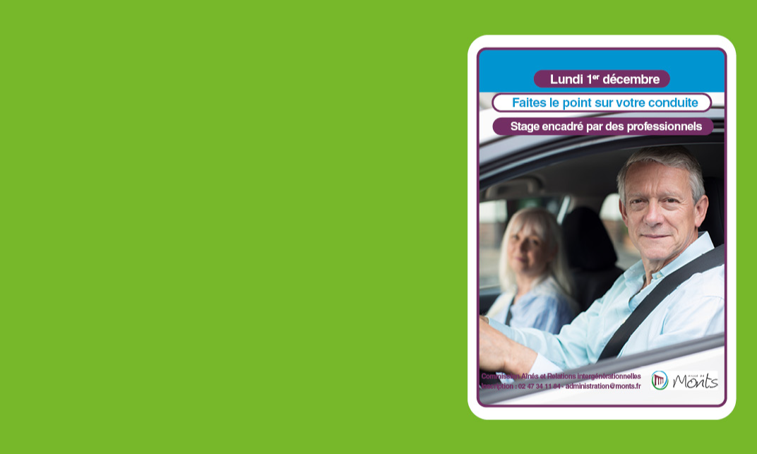 Stage conduite seniors