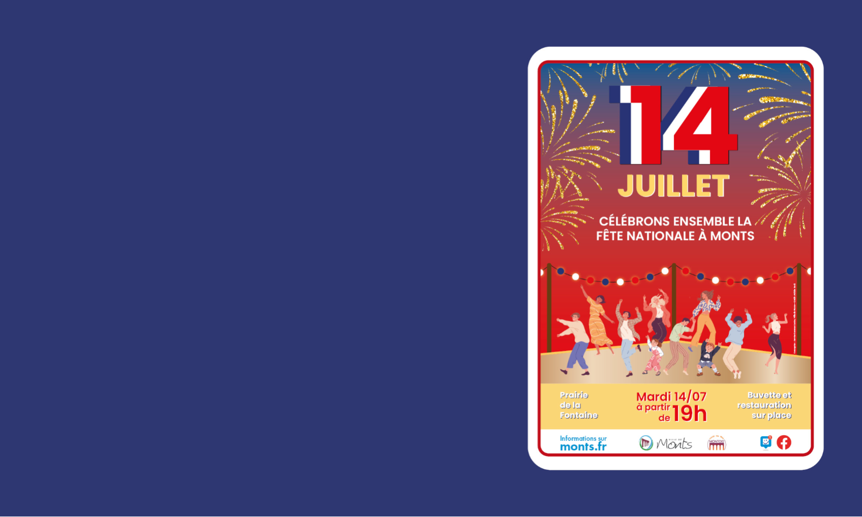 Célébrons ensemble la Fête nationale à Monts