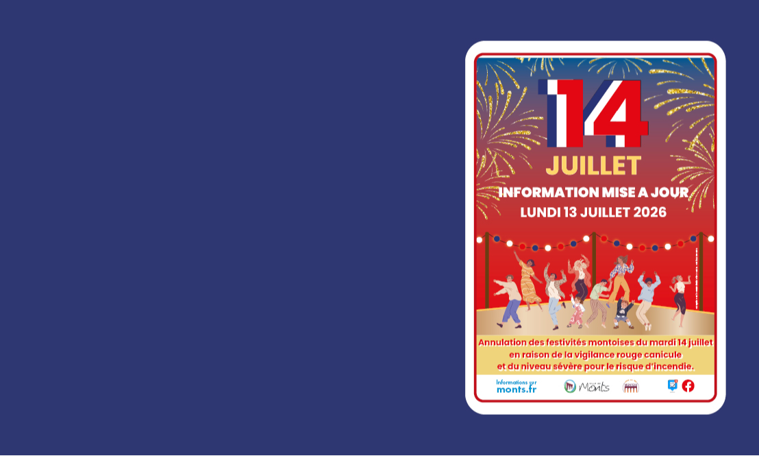 Information mise à jour - lundi 13 juillet 2026