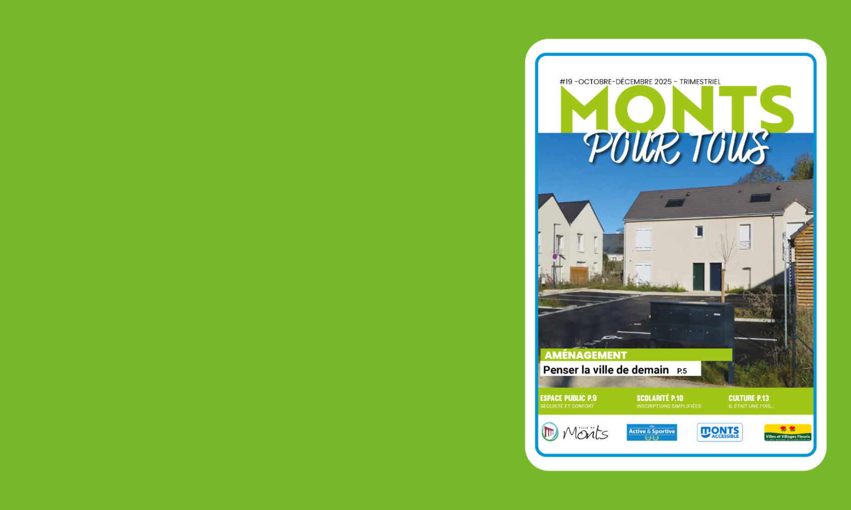 Nouveau numéro du magazine trimestriel de la Ville de Monts