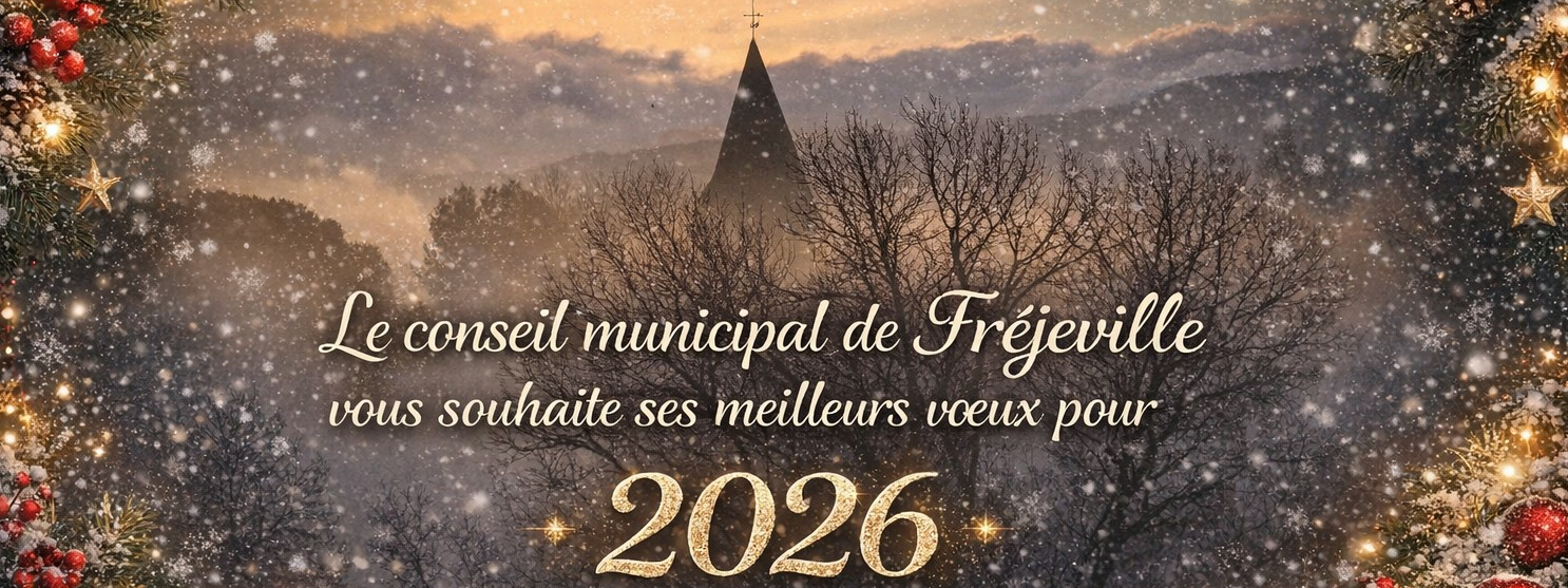 Meilleurs vœux et bonne année 2026