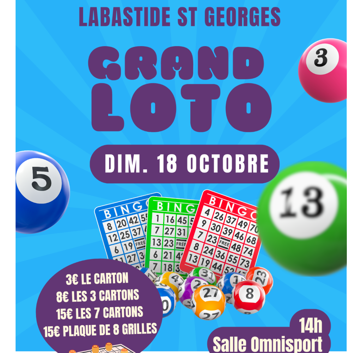 Loto du volley club bastidien