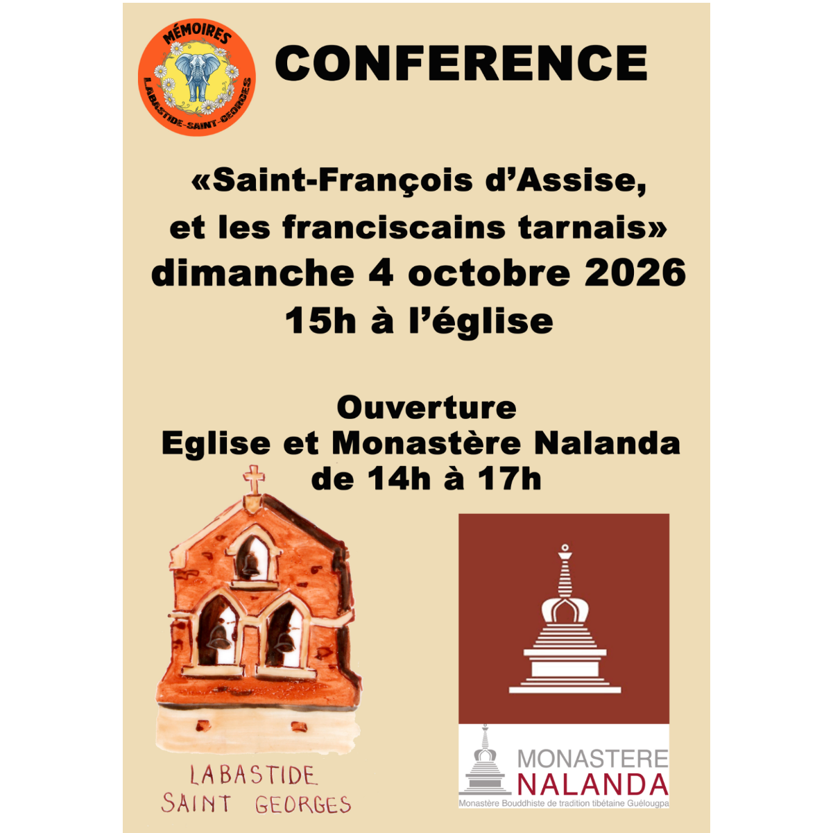 Conférence sur Saint François d'Assise